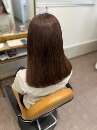 セミロング 本間 絵理奈のヘアスタイル