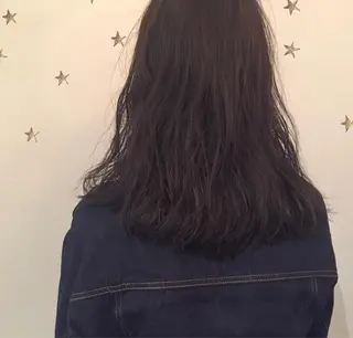 セミロング パーマ 市川 千夏のヘアスタイル