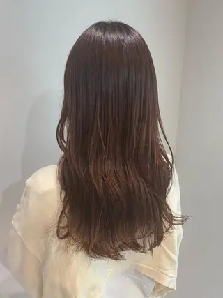 ロング カラー 縮毛矯正/艶カラー/ ikedaのヘアスタイル