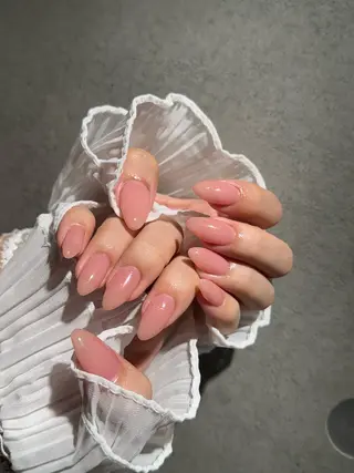 ネイル I-nailロング /ワンホン/キラキラのネイルデザイン