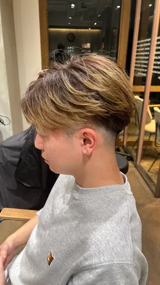 メンズ 赤み消し艶カラー🍒 髪質改善　KAIのヘアスタイル