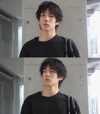 メンズ キタダ ヒロキのヘアスタイル