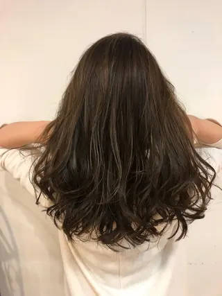 セミロング 縮毛矯正の達人 ☆ 松本のヘアスタイル