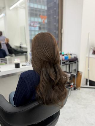 ロング カラー 🤍レイヤー/顔周り /hirari🤍のヘアスタイル