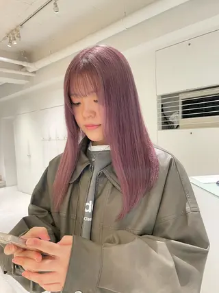 ロング カラー loely 💞miyuのヘアスタイル