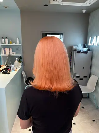 ミディアム カラー ブリーチカラー 🩵MIZUKIのヘアスタイル