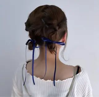 ショート ヘアアレンジ 大羅 海比のヘアスタイル