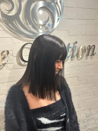 ミディアム 透明感カラー/ボブ /cocoro💜のヘアスタイル