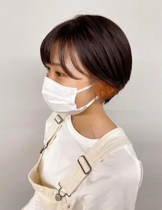 ショート カラー Koto🌿 ブリーチなしカラーのヘアスタイル