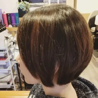 ショート カラー spa hair ark 富井直美のヘアスタイル