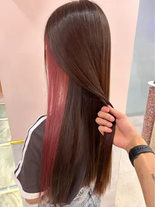 ロング カラー レイン🌏🌱 似合わせ/ハイトーンのヘアスタイル