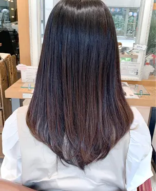 セミロング 美髪矯正✨🌷関 郁美🌷のヘアスタイル