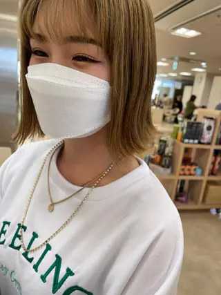 ショート カラー 髪質改善・縮毛矯正 年間1500名担当♪のヘアスタイル