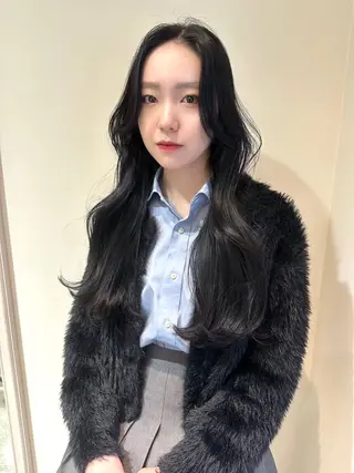 ロング 近藤 美有のヘアスタイル