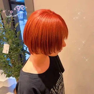 ショート カラー ガーリー/チョコ /ヘアメ/あつはのヘアスタイル