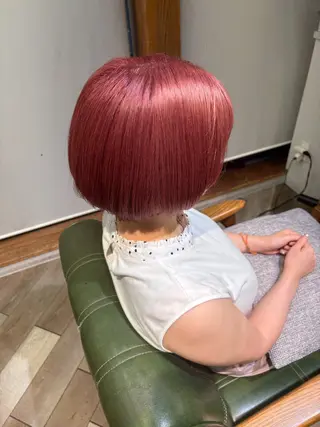 ショート カラー 鮫島海斗☆レイヤー☆ ケアブリーチのヘアスタイル