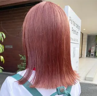 ミディアム カラー ヘアアレンジ 福岡似合わせレイヤー /ウルフ/ハイトーンのヘアスタイル