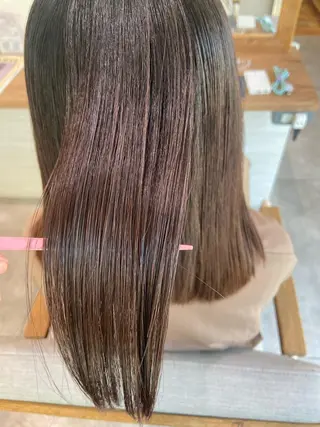 ミディアム ハラダ ヒナミのヘアスタイル
