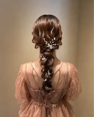 ヘアアレンジ juve.大分/ 秋月ひとはのヘアスタイル
