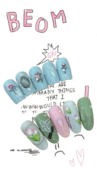 ネイル Sachi Nail上野のネイルデザイン