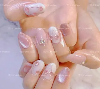 ネイル Shis_🦄shi 韓国風キラキラネイルのネイルデザイン