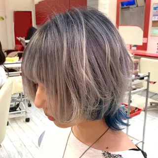 ミディアム カラー 櫻井 なんなのヘアスタイル