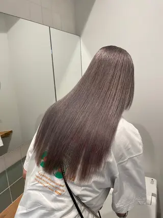 ロング カラー ボブ/レイヤーカット 縮毛矯正/コウキ新宿のヘアスタイル