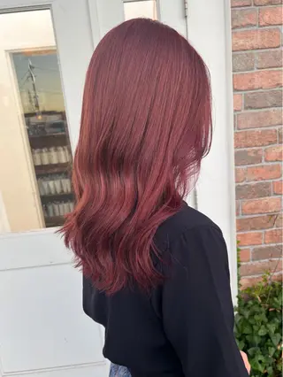 ロング カラー YURAGI🤍 SAEのヘアスタイル