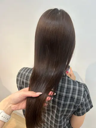 暖色ෆ‪透明感カラー 🩷cocoriのヘアスタイル