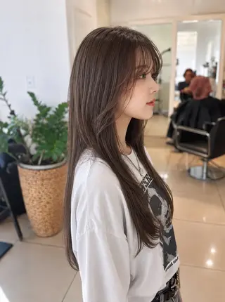 ロング カラー 金子 直樹のヘアスタイル