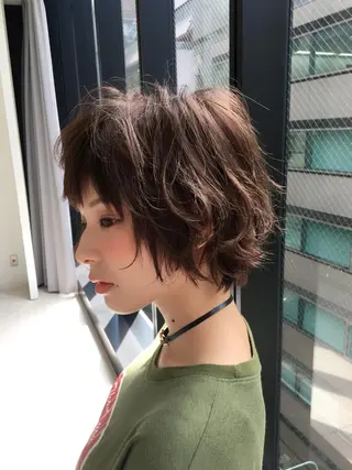 ショート カラー 田室　和幸 河原町のヘアスタイル