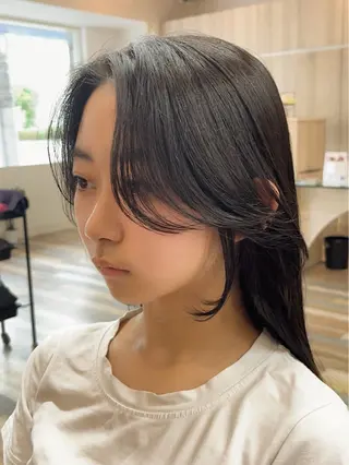 ロング SHIN🌿柏美容師 レイヤーボブカラーのヘアスタイル