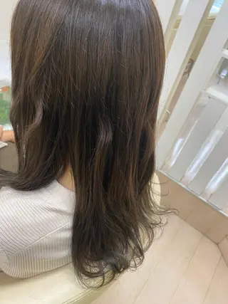 カラー おん眉美容師eMu✄ yuka‪🤍のヘアスタイル
