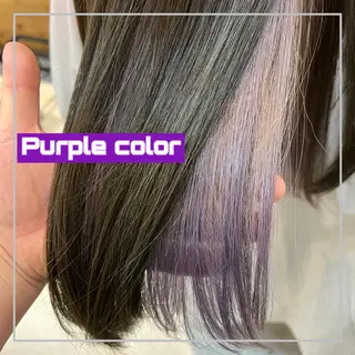 セミロング カラー MATSU 🌟個性派カラーのヘアスタイル
