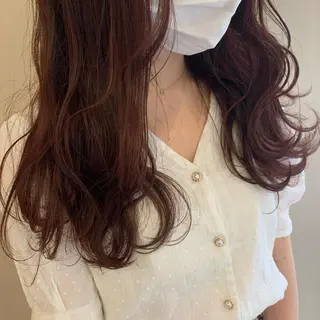 ロング カラー 暖色/ブリーチカラー 🎀 M i k uのヘアスタイル