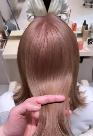 ミディアム カラー k-two top stylist 林原のヘアスタイル