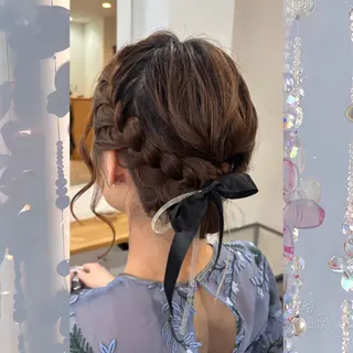 ヘアアレンジ 河原 彩心【練習モデル】のヘアスタイル