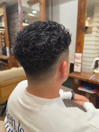 ショート パーマ メンズ 🍀似合わせカット 🍀柳澤里玖のヘアスタイル