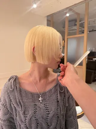 ショート カラー “ミニモ最高評価獲得 “代表"Kohei"のヘアスタイル