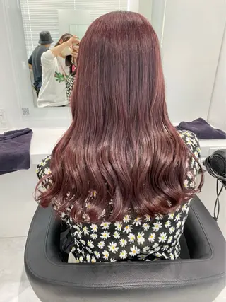 セミロング カラー ヘアアレンジ 🫧モテる💗ダメー ジレスハイトーン🫧のヘアスタイル