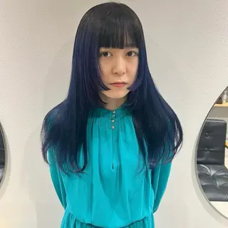 ロング カラー 🧚🏻momo 🧚🏻【下北沢】のヘアスタイル