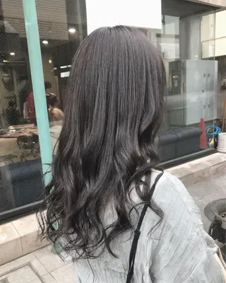 セミロング カラー ヘアアレンジ TOKI /透明感/原宿のヘアスタイル