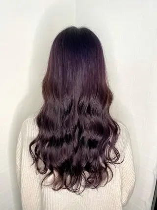 セミロング カラー ブリーチカラー特化 U-topia小島のヘアスタイル
