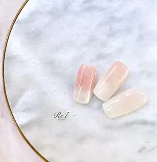 ネイル モチの良さ◉ フィルインネイル♡のネイルデザイン