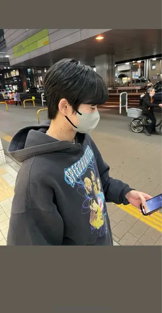 ミディアム CoReha 河内 尋登のヘアスタイル