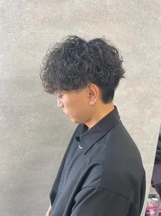 メンズ パーマ 【公式】メンズ専門 🔥BLUCK渋谷店のヘアスタイル