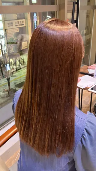 ロング 藤原汐彩 ／カラーモデル募集のヘアスタイル
