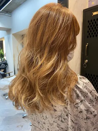 セミロング 髪質改善 永田零亜のヘアスタイル