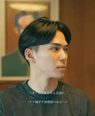 パーマ メンズ メンズショート タチカワユウキのヘアスタイル