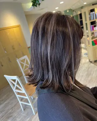 ミディアム カラー Rayt hair レイトヘアーのヘアスタイル